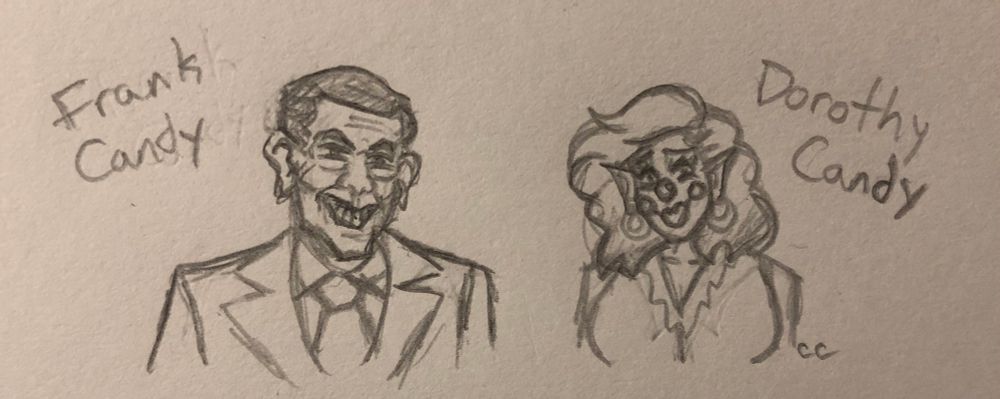 Cotton’s parents, evangelical TV pastor Frank and his clown wife Dorothy