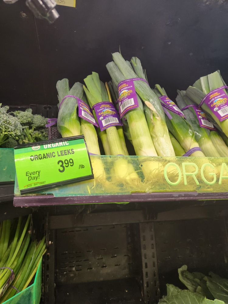Leeks, 3.99 USD per pound