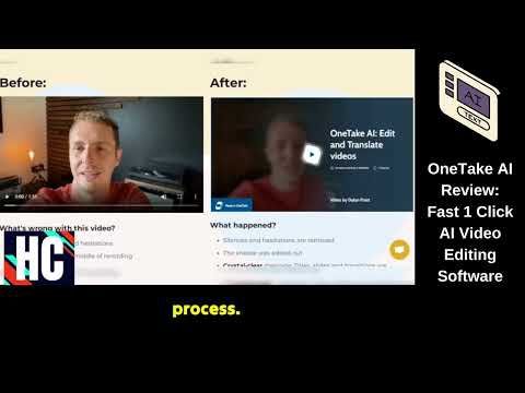 OneTake AI Review: Fast 1 Click AI Video Editing Software