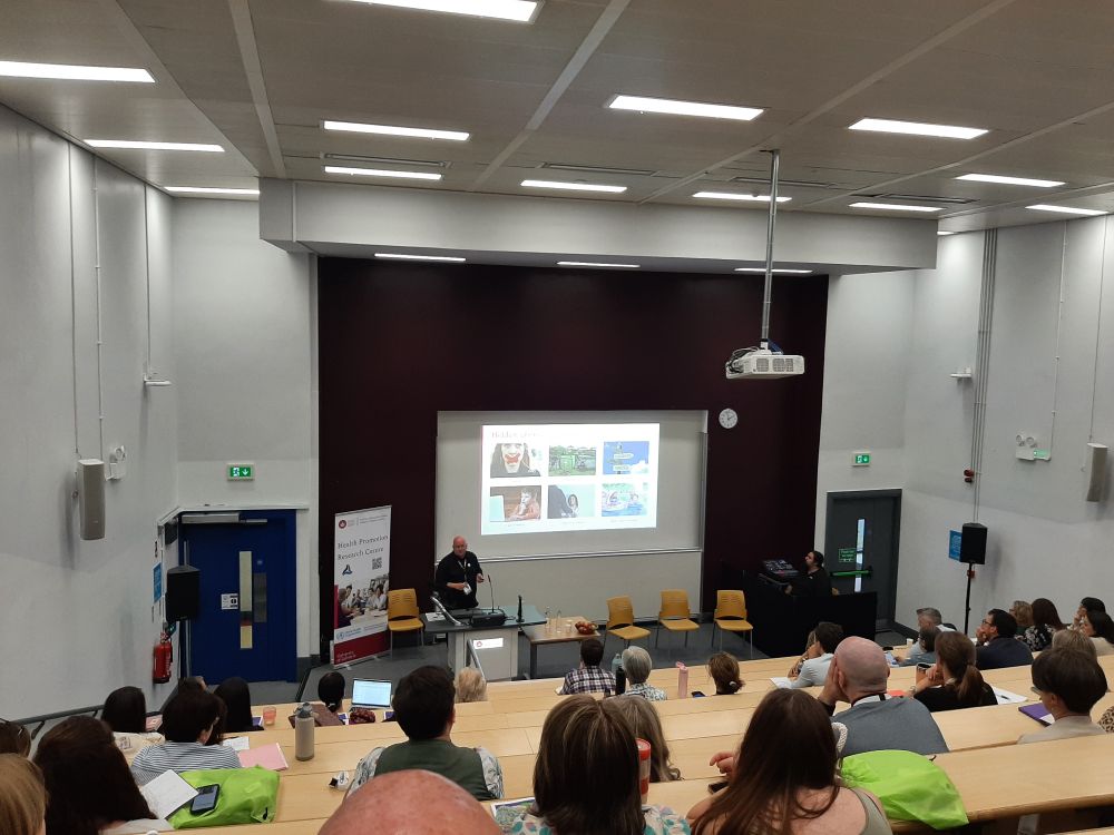 Dr Andras Kolto presenting at HPRC 2025