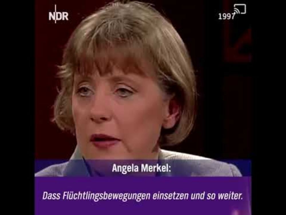 Merkel 1997: Umweltpolitik ist …