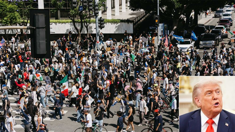 LOS ANGELES—Responding to escalating clashes between civilian activists and militarized immigration authorities, Los Angeles Mayor Karen Bass publicly urged protesters Monday not to give the Trump adm...