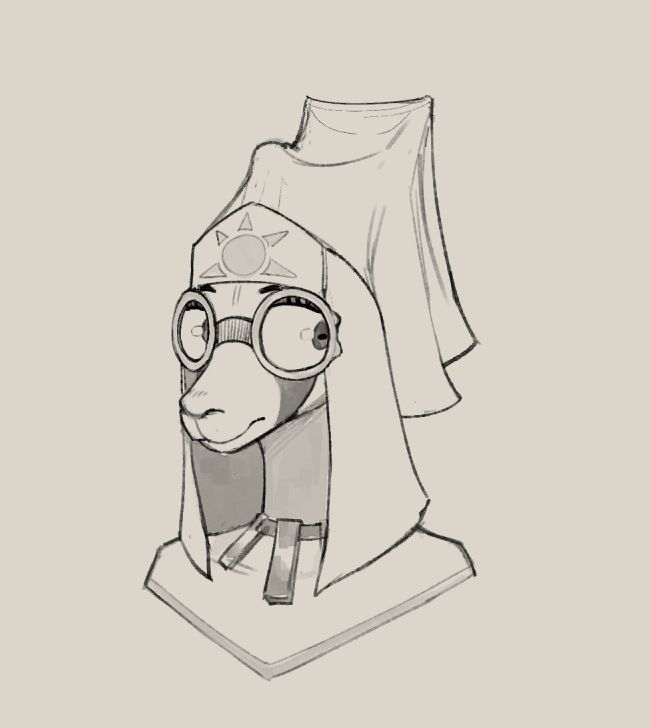 Sister Roni from the webcomic Tinderkell drawn by warble