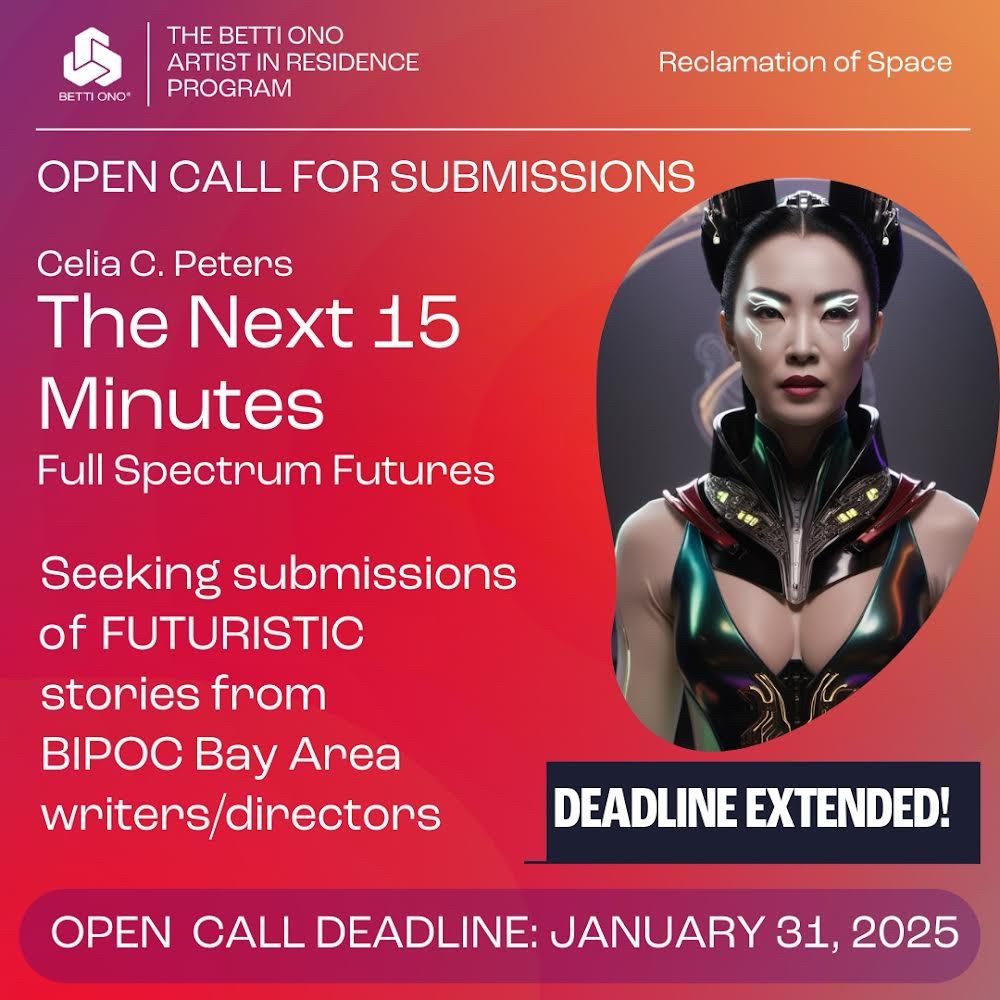 Seeking submissions of futuristic stories from BIPOC Bay Area writers/directors - deadline January 31, 2025