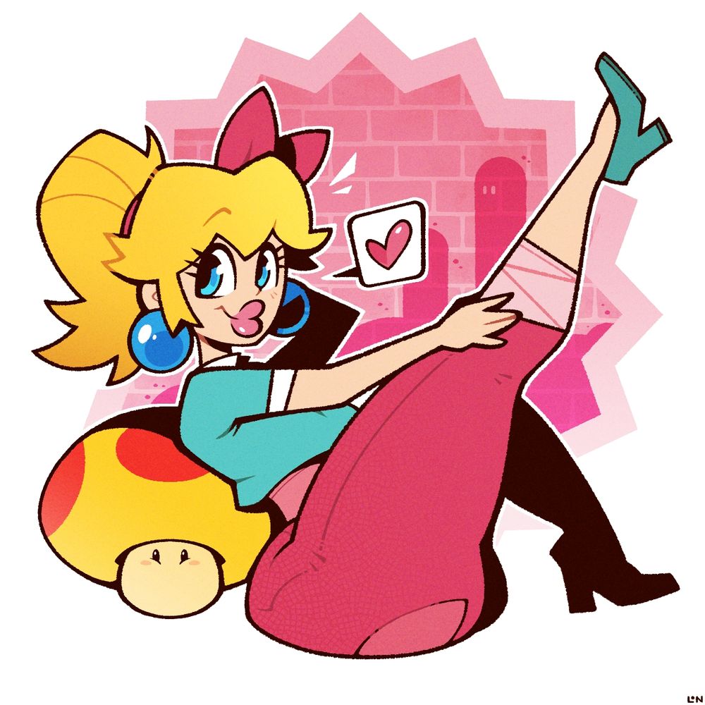 It's Peach Month - so here's Princess Peach wearing her Sightseeing outfit from Mario Kart World 