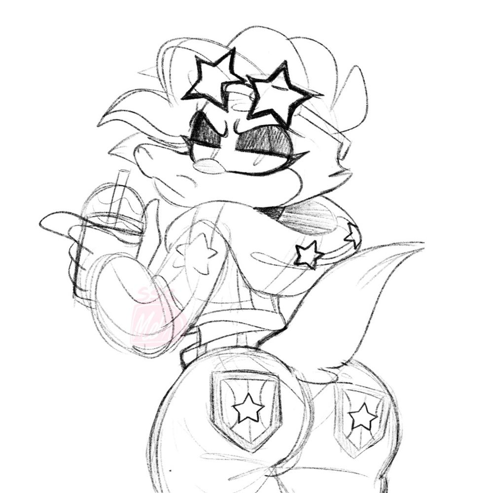 OLD ART I MADE FOR THE FUNNIES. Don’t look too deeply into it.