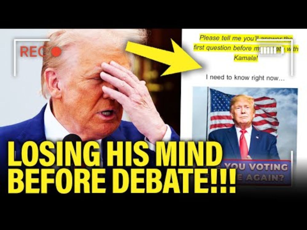 PANICKED Trump THROWS A FIT Right before BIG DEBATE