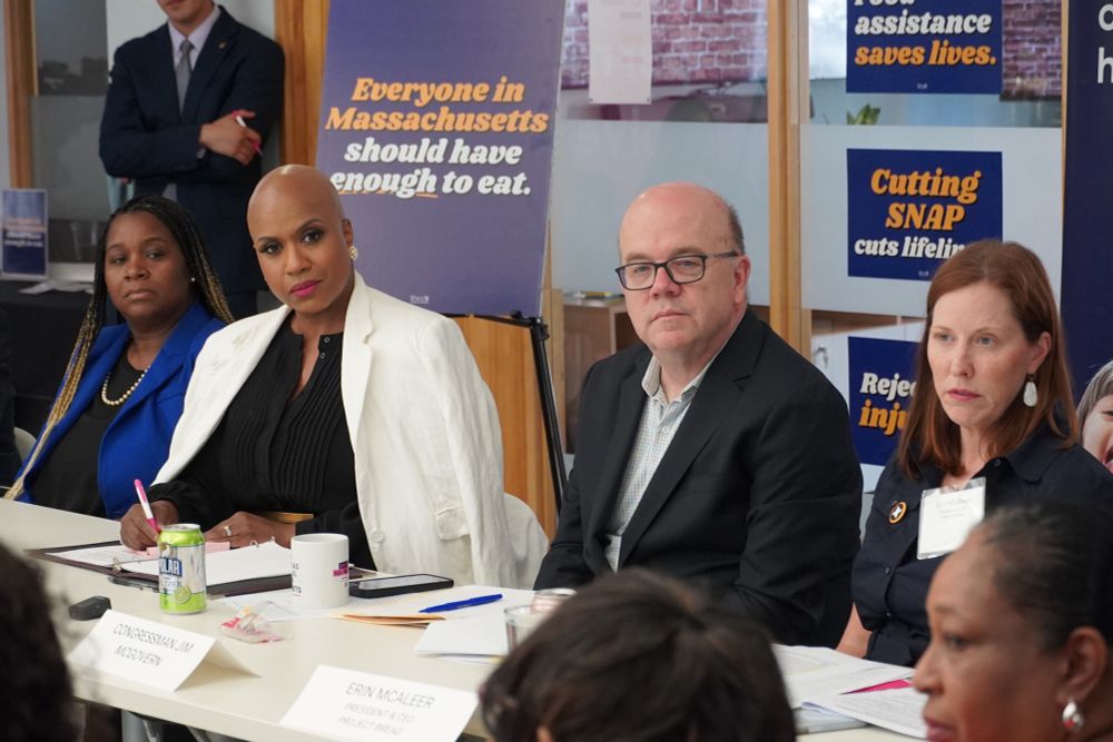 Rep. Ayanna Pressley, Rep. Jim McGovern, and Project Bread host a listening session on Republicans' devastating cuts to food assistance.