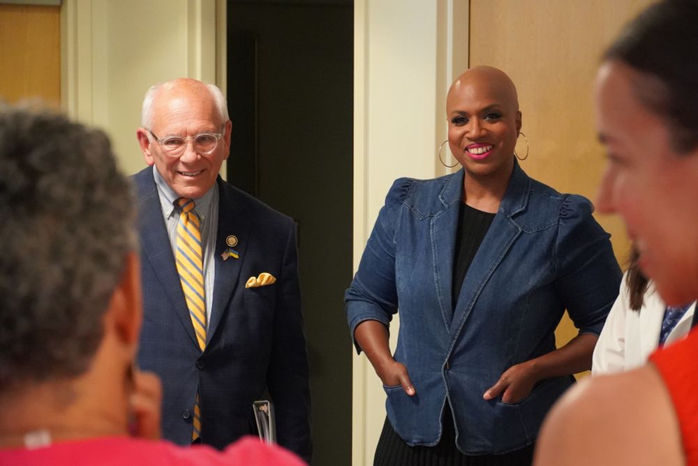 Reps. Ayanna Pressley and Paul Tonko tour the Upper Hudson Planned Parenthood in Albany. 