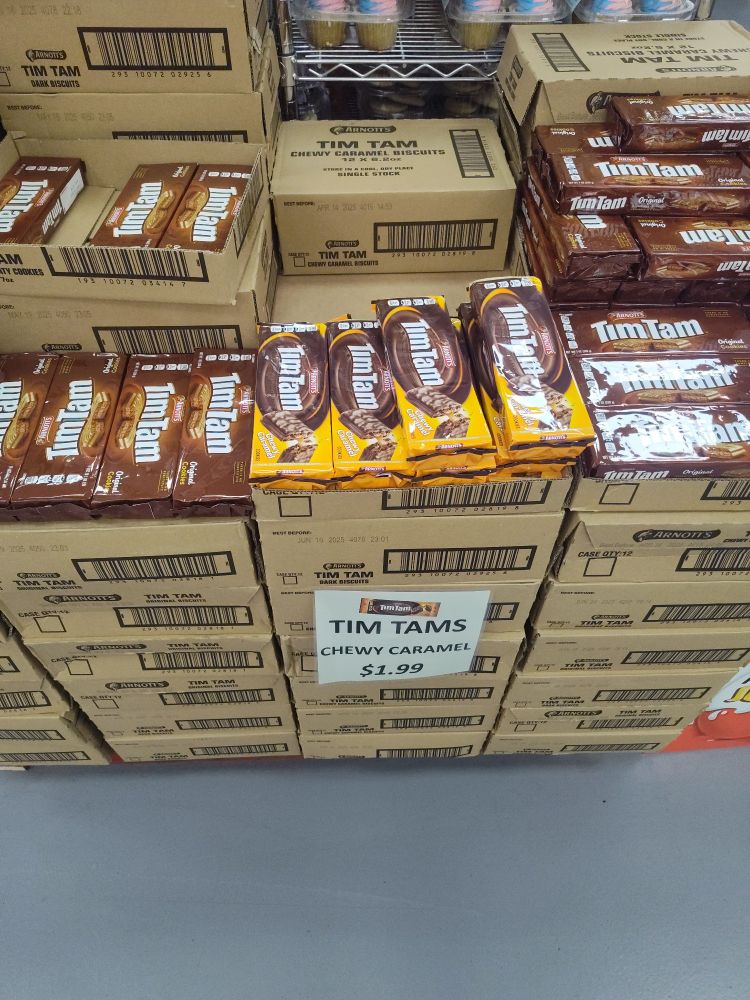 Tintam 
biscuits on sale in the United states for two American dollars