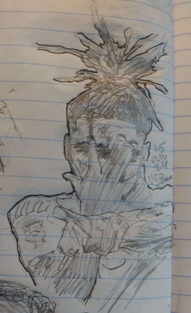 man's was balling last year I had to do it 
I didn't want to color this so here's the final product
ta-da