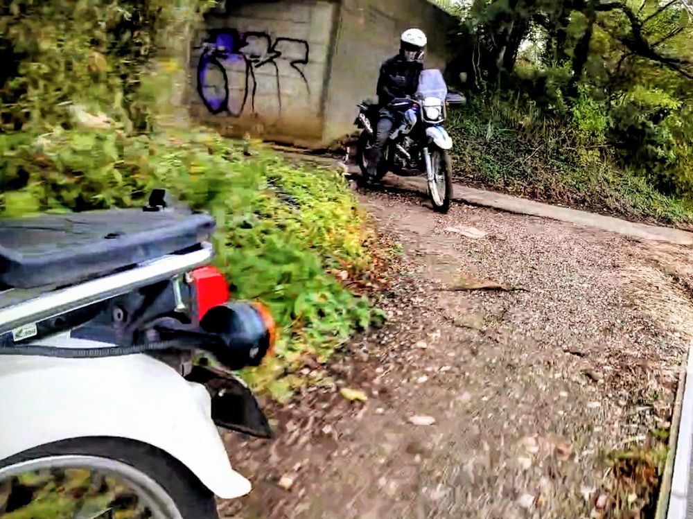 走行再開、テールトゥノーズの熱いバトルを繰り広げた、静止画だとそう見えませんか？笑