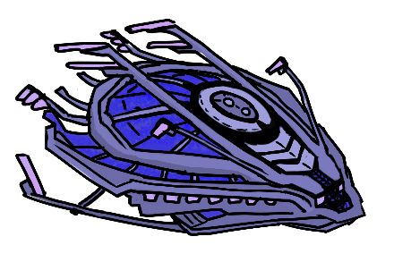 This ikeitan is a balch fleet ikeitan.  They have more of the esoteric appendages and membrane-like hull layers that are visible.  The pink squares are anterior gamma ray projectors with more aiming options than the picture implies.  The balch and Urzine fleets share their members so often the distinction is missed despite ikeitans from the balch being known for their more plated designs and love of gamma ray projectors.  They think it can potentially kill god