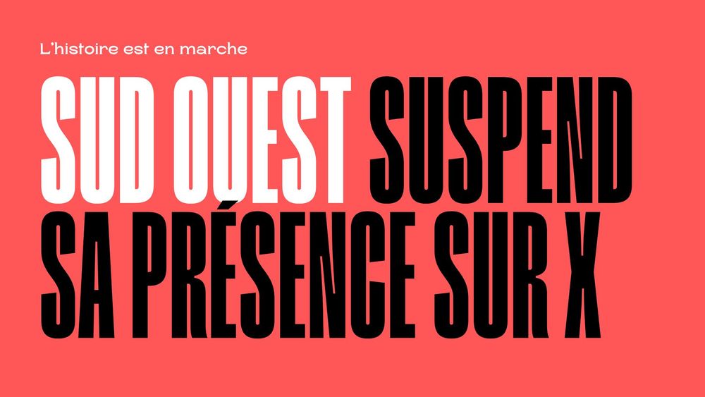 SUD OUEST SUPSEND SA PRESENCE SUR X