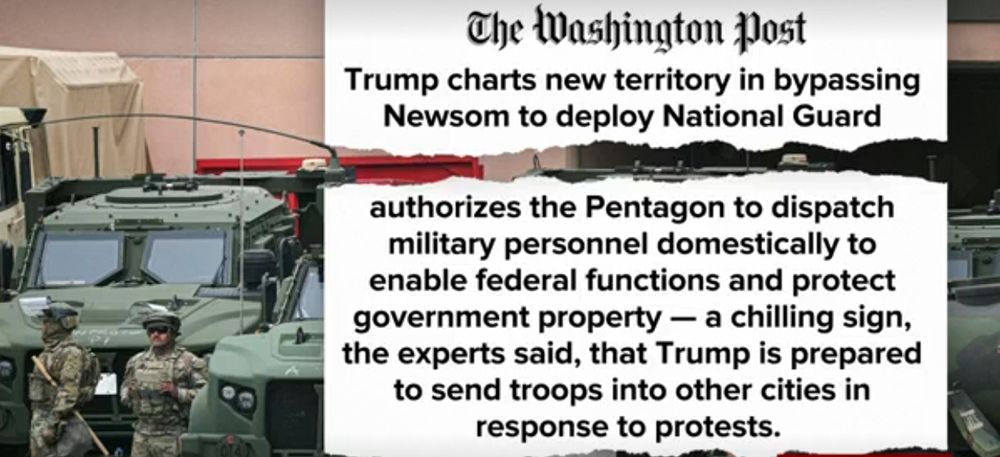 Trump escalates deploying marines in LA.