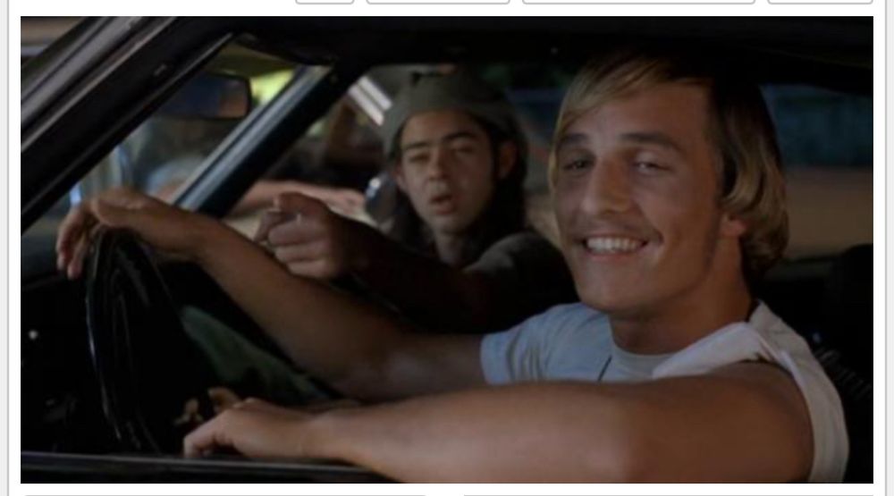 Matthew McConaughey in Dazed and Confused 