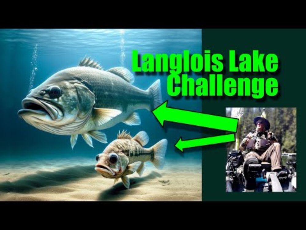 Kayak fishing challenge, looking for big fish in Langlois lake  7/14/2024