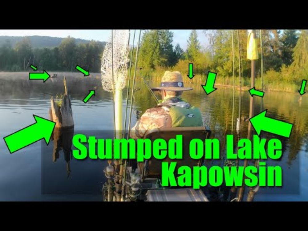 Stumped on lake Kapowsin, oh and I caught fish too...