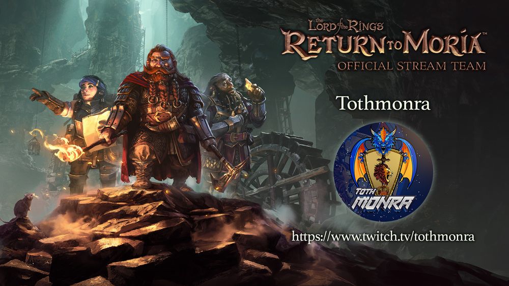 RtM key art with Tothmonra icon and twitch link