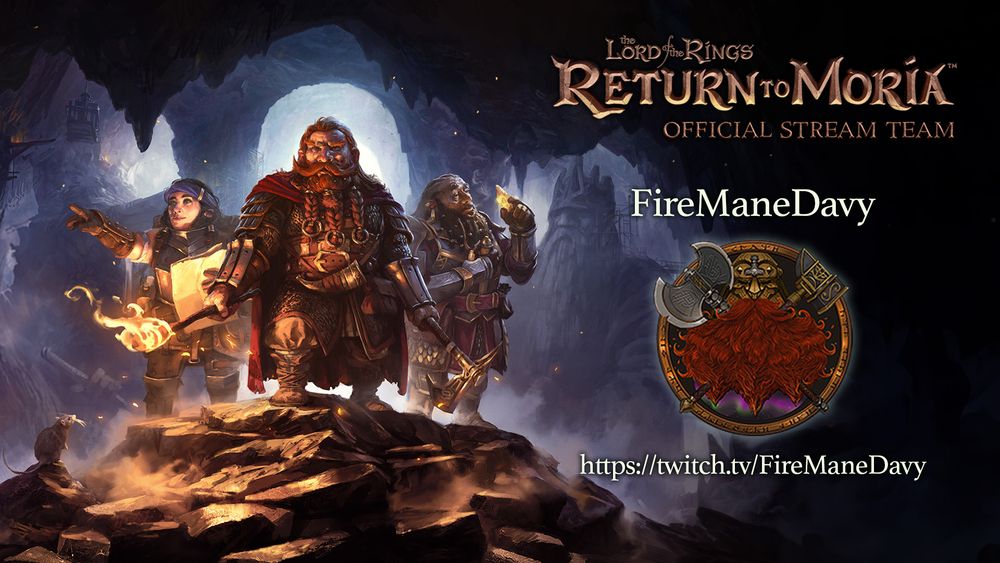 RtM Key Art with FireManeDavy Icon and Twitch link