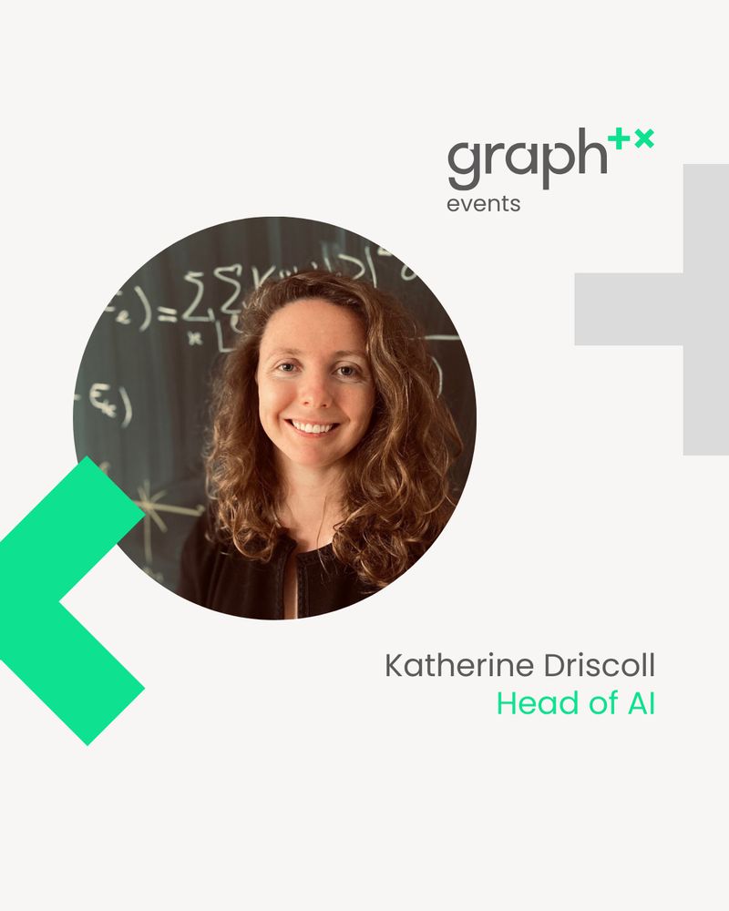 Poster for a Graph event: Techbio Transformers x Bits in Bio meetup in Paris, France. 25 February 2026. Meet our Head of AI, Katherine Driscoll at the event.