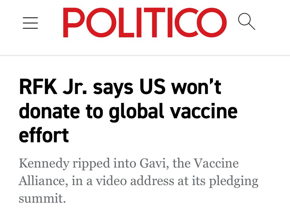 RFK Jr. says US won’t donate to global vaccine effort
Kennedy ripped into Gavi, the Vaccine Alliance, in a video address at its pledging summit.