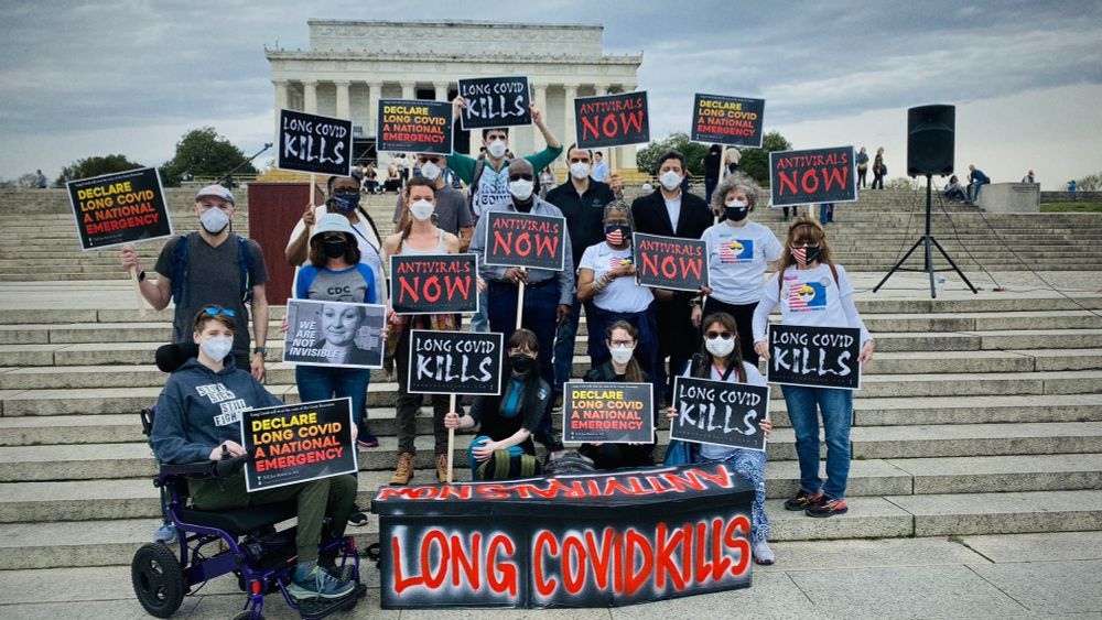 Long COVID protest in Washington DC, US

Photo: @JoshuaPribanic