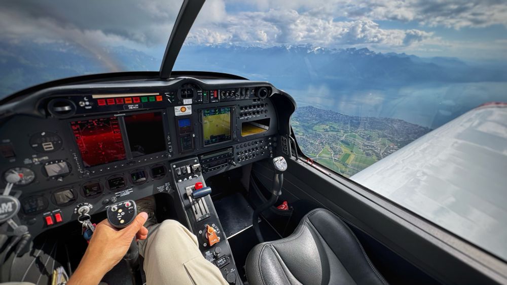 Cockpit du Robin DR401