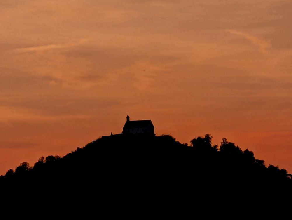 Wurmlingen Kapelle im Abendrot