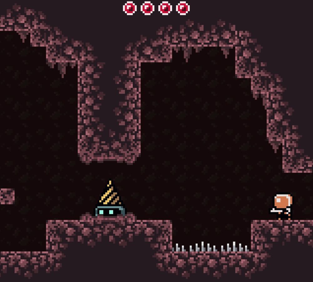 An enemy peeks from behind the dirt. It's purpose? To drill and dig, incessantly...