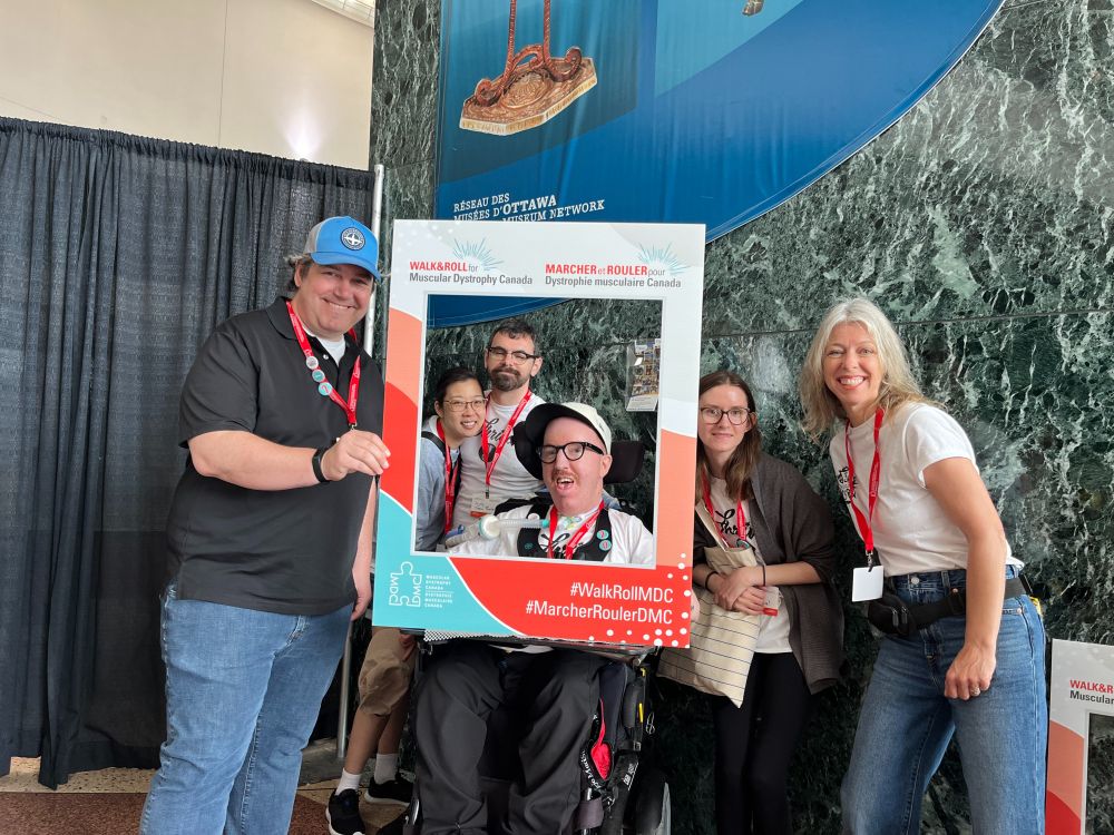 Team Thrive at the Walk and Roll for Muscular Dystrophy Canada in Ottawa.