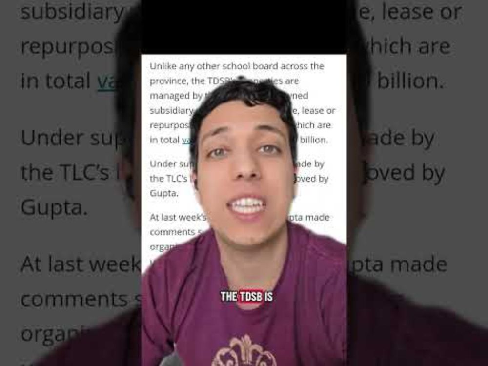 The Ford Government is working towards taking over and selling off parts of the TDSB