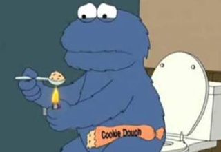 cookie dough cookie monster drug meme