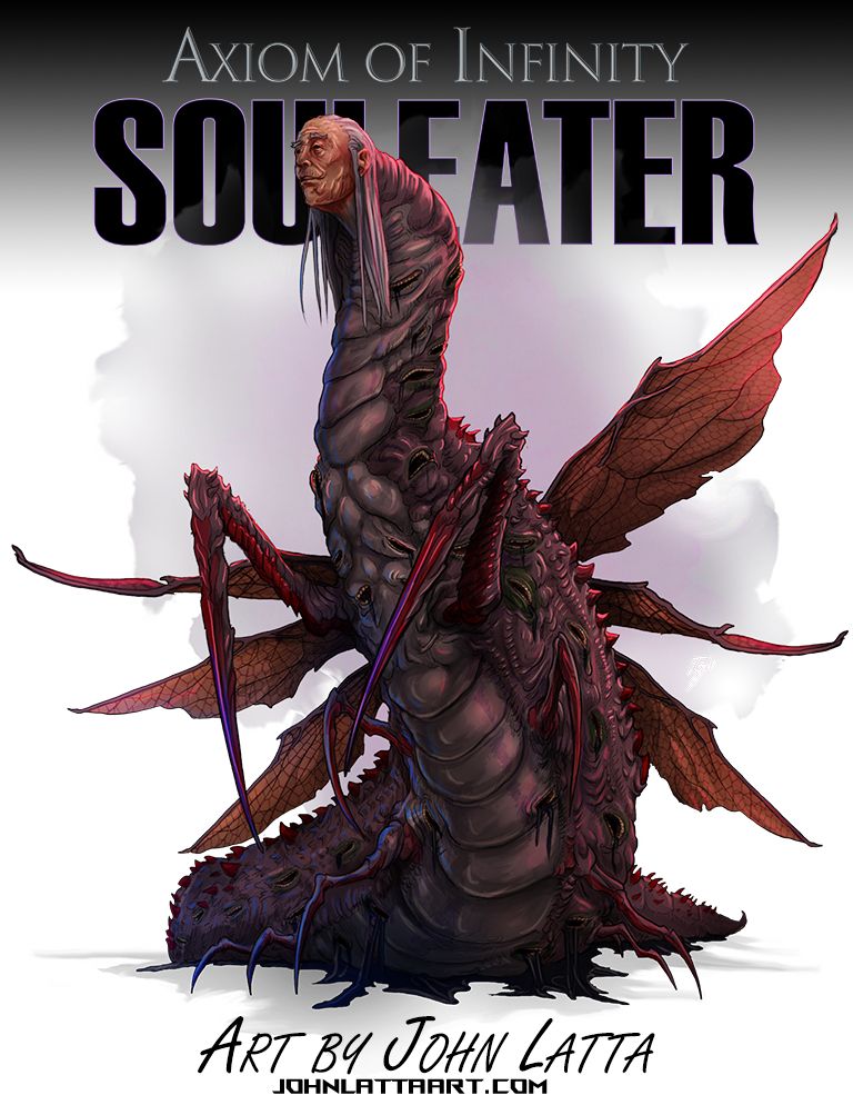 The Unholy - Monster Art from the book "Axiom of Infinity: Souleater" by T. Seris, art by John Latta.