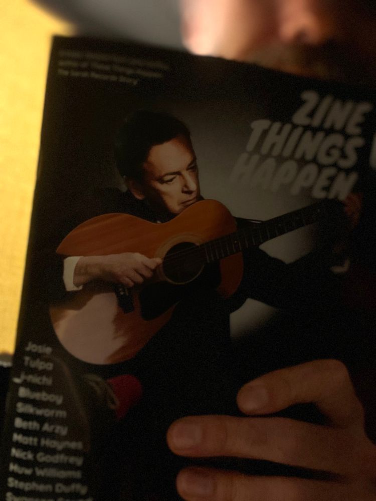 My copy of the excellent ZINE THINGS HAPPENS by Jane Duffus! Indie pop joy. 