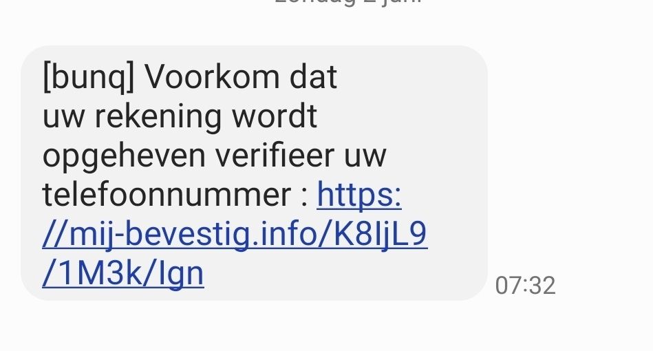 Phishing SMS