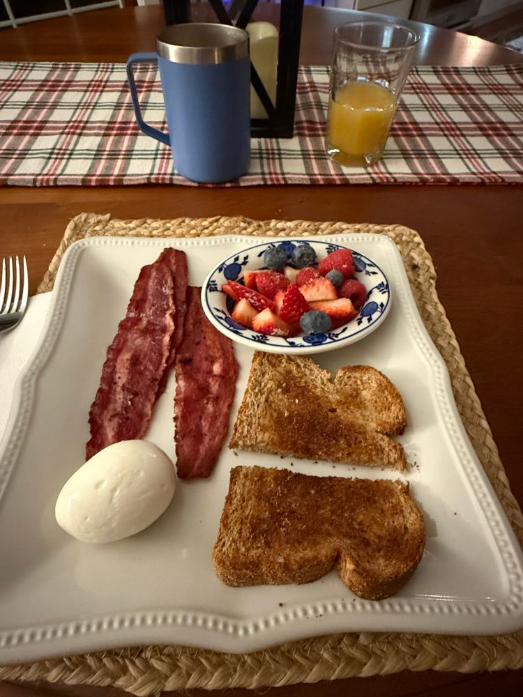 Breakfast that I barely finished