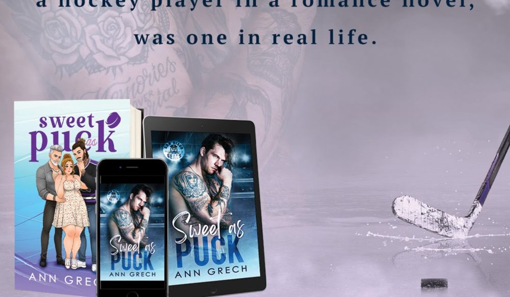 Sweet as Puck (San Diego Seals Hockey) a steamy, hockey bi-awakening, age gap, why choose MMF romance standalone by Ann Grech Release Blitz & Giveaway