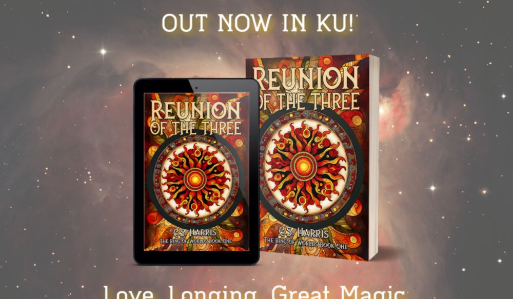 Reunion of the Three (The Ring of Worlds Book 1) Polyamory Space Opera by C.S. Harris Book Tour