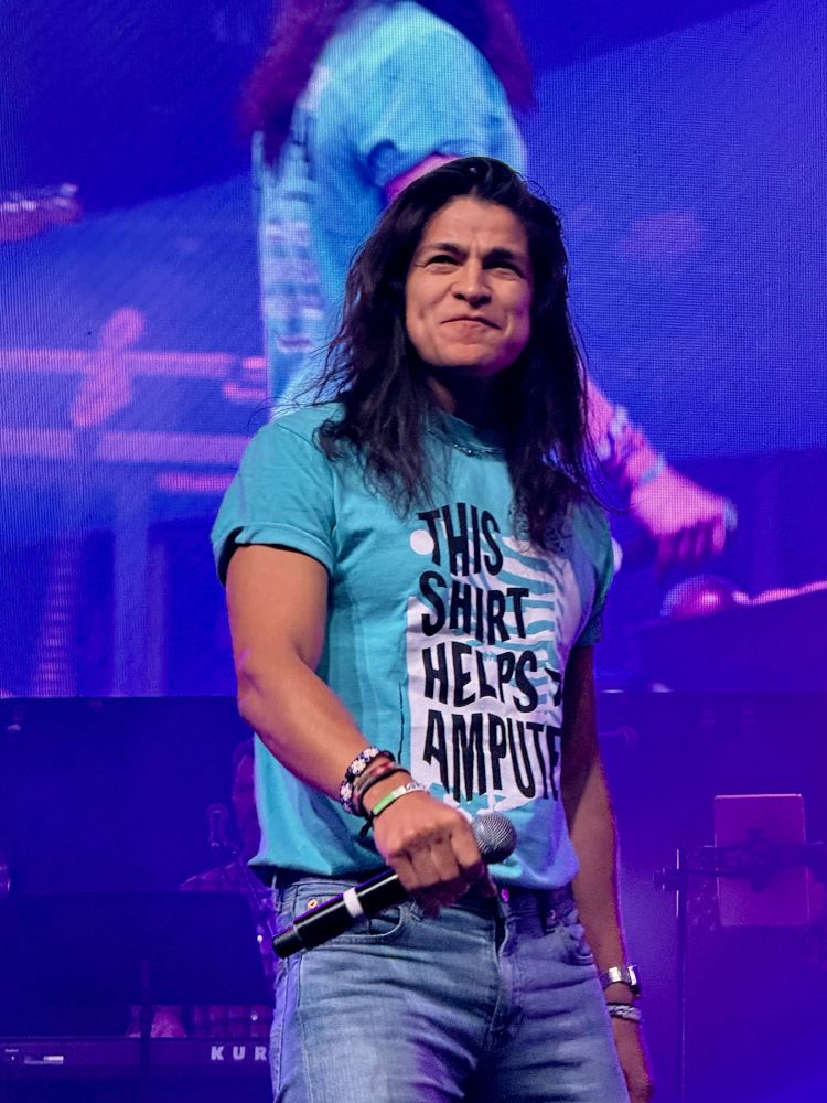 Cristo Fernandez performing at the 2024 Thundergong benefit.