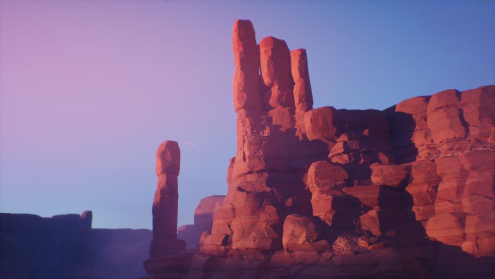 Photo d'un rocher dans un canyon de Life is Strange 2