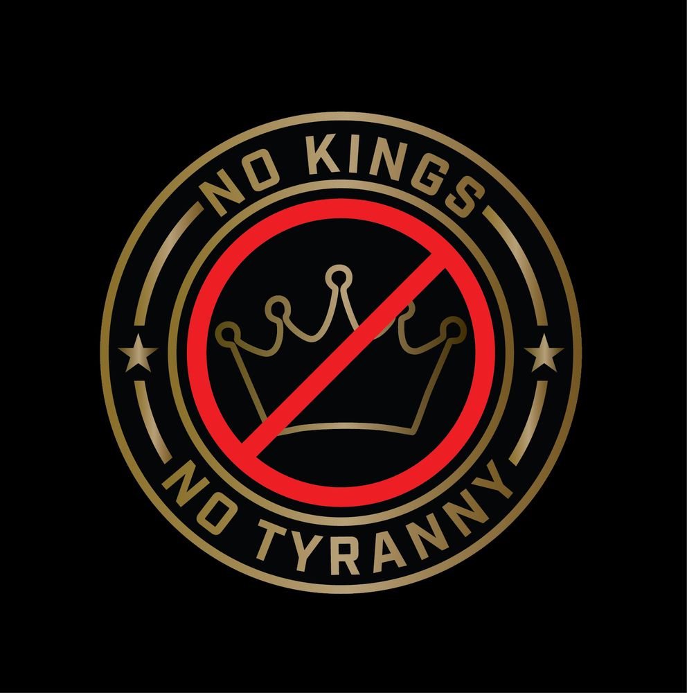 No Kings, No Tyranny logoart