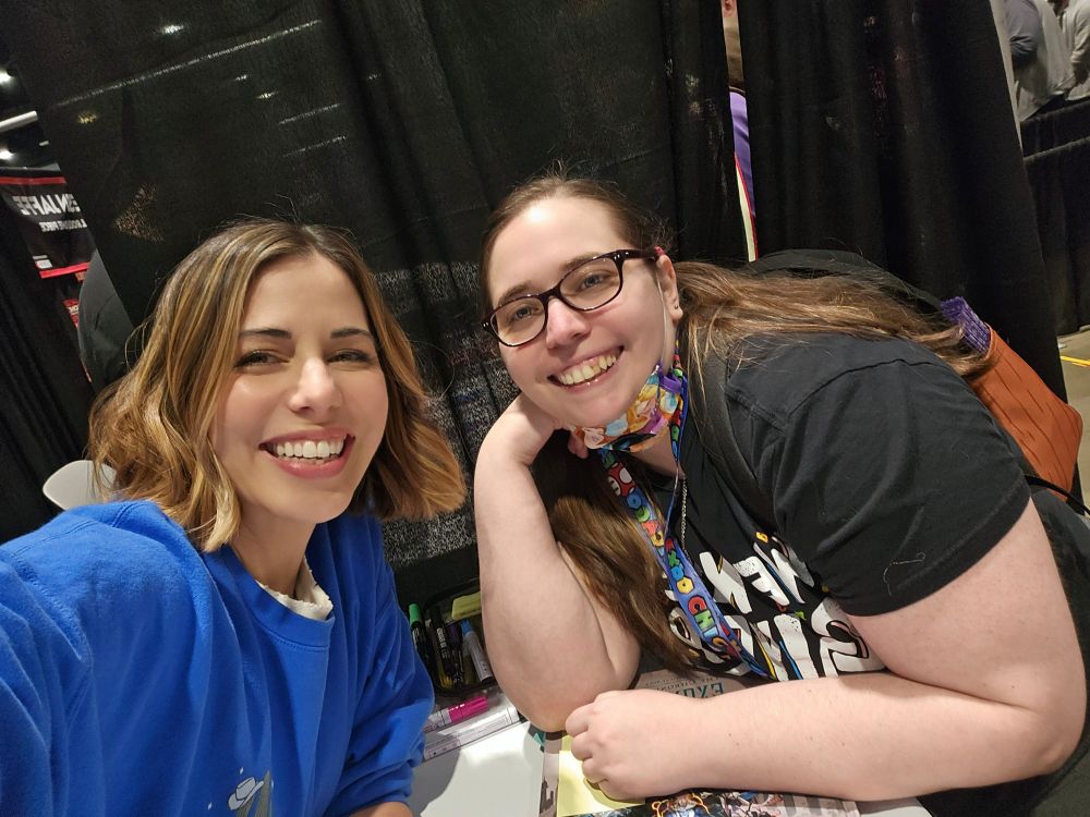 Selfie with the myth, the legend, Laura Bailey