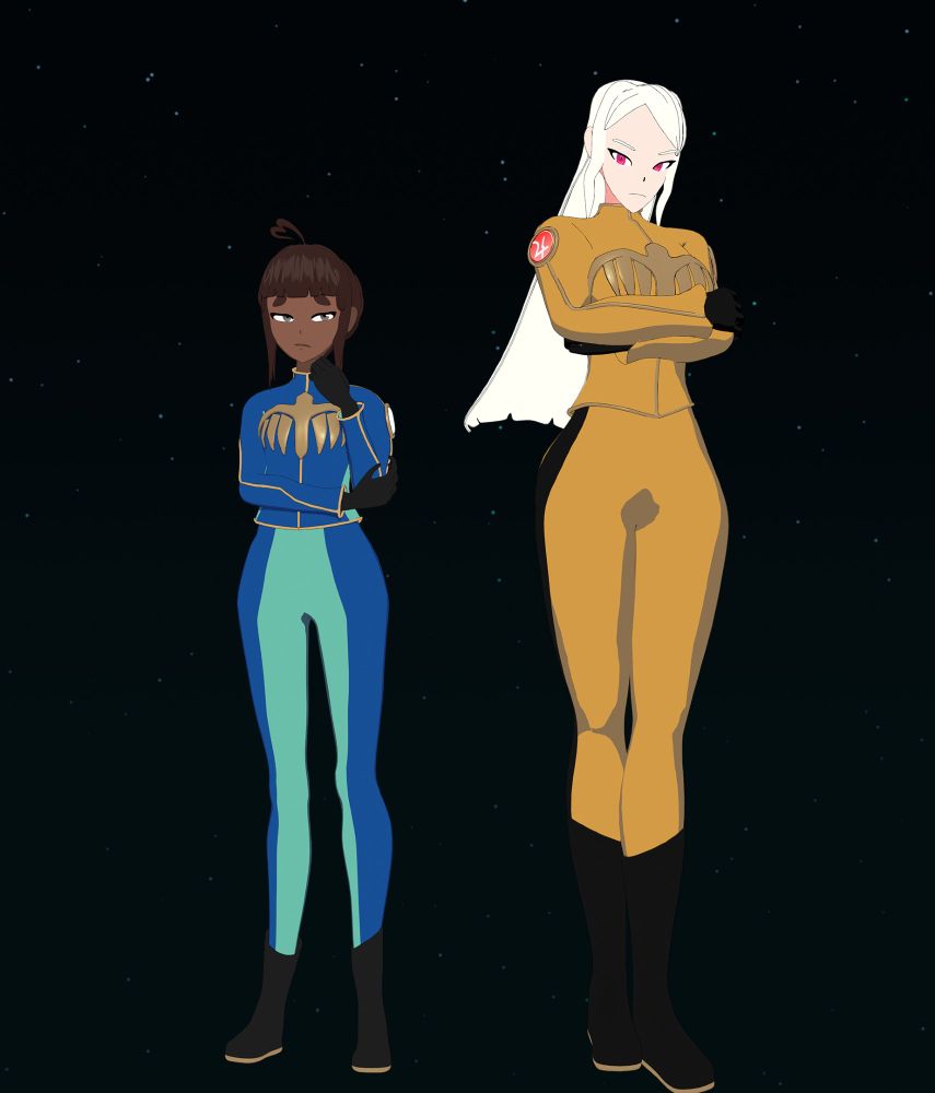 Persephone in Hera's Uniform. Persephone in Zeus' Uniform