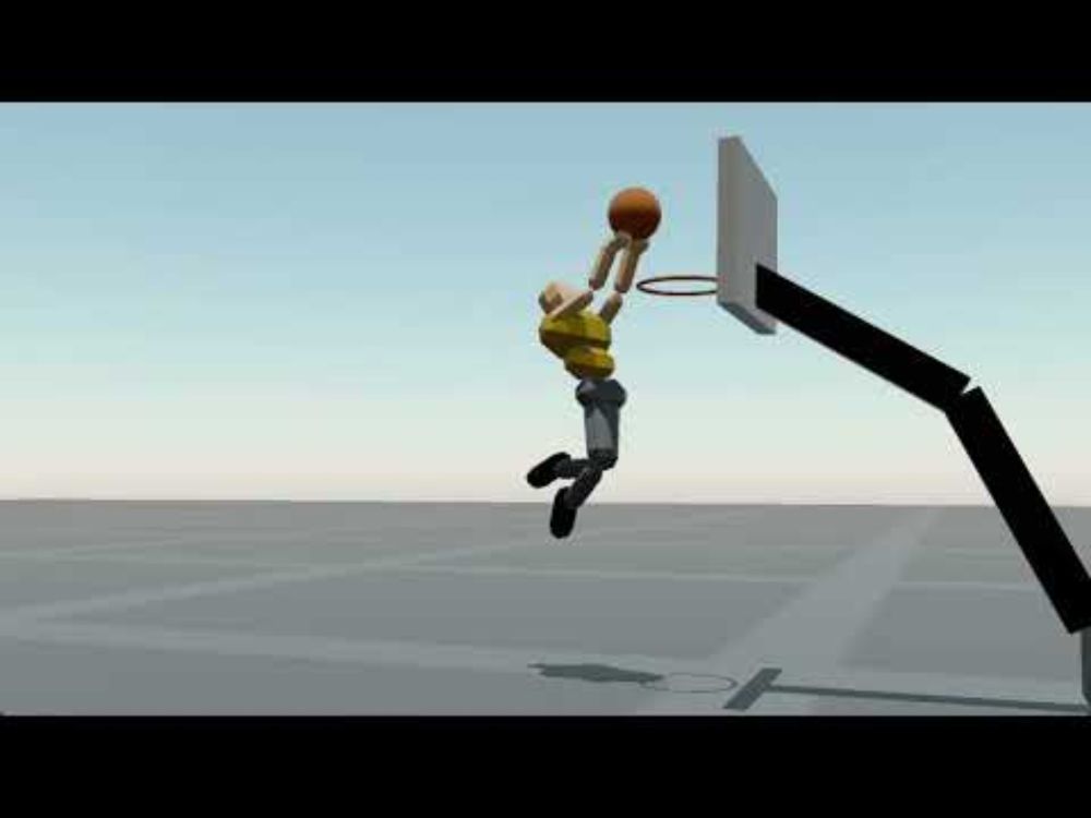 A collection of physics-based dunks