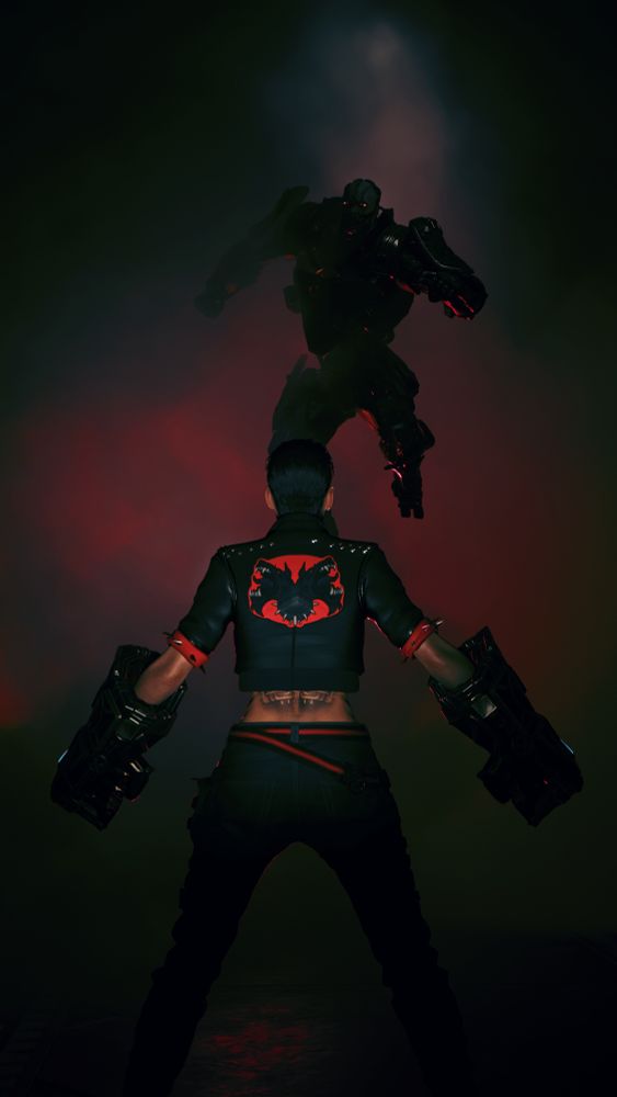 V vs Smasher in Cyberpunk2077, inspired by Vi vs Warwick in Arcane