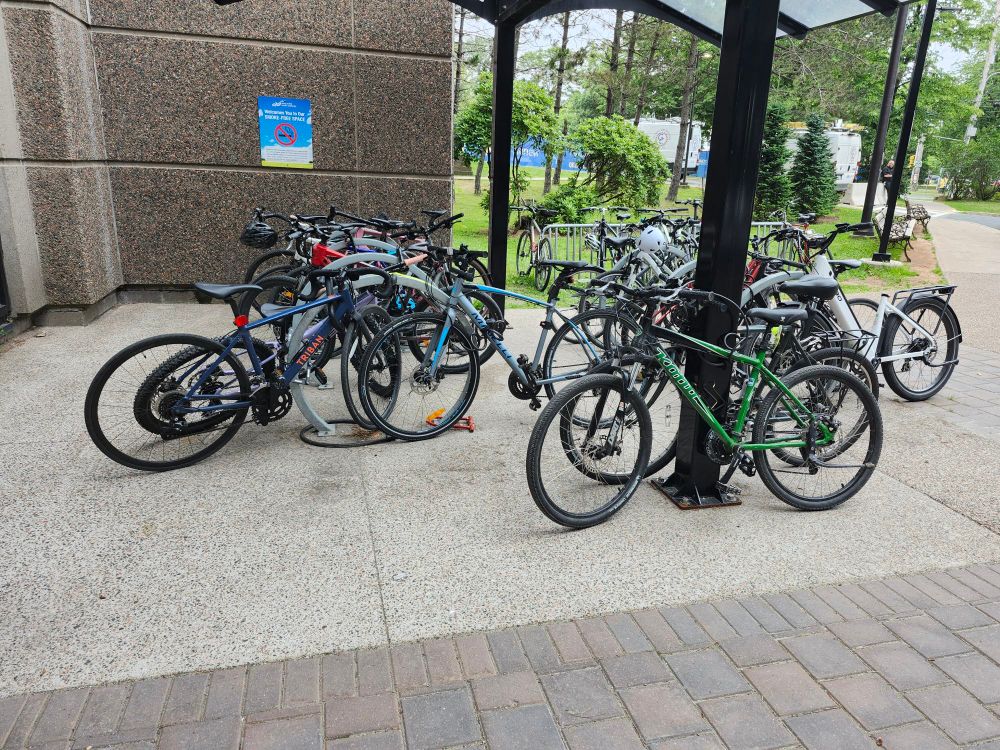 Full bike racks 