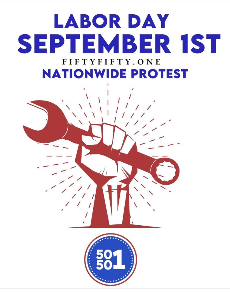 Nationwide protest. September 1.