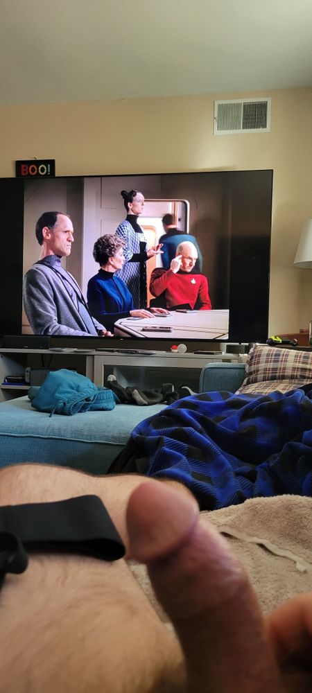 My cock and next gen in the background