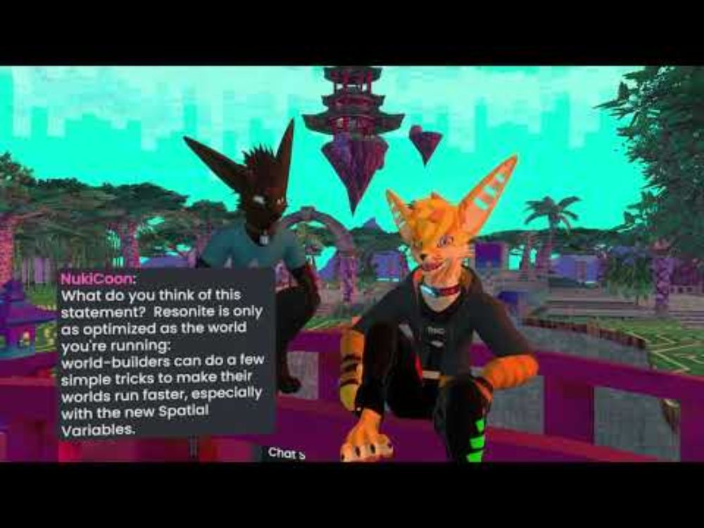 Is Resonite only as optimized as its user content?
